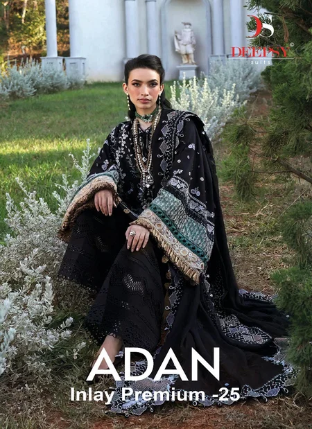Adan Inlay Premium Vol 25 By Deepsy Cotton Pakistani Salwar Suits Suppliers In India